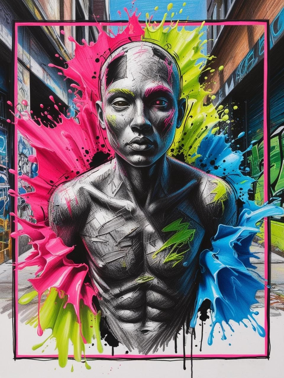 Paint By Number Graffiti Spirit