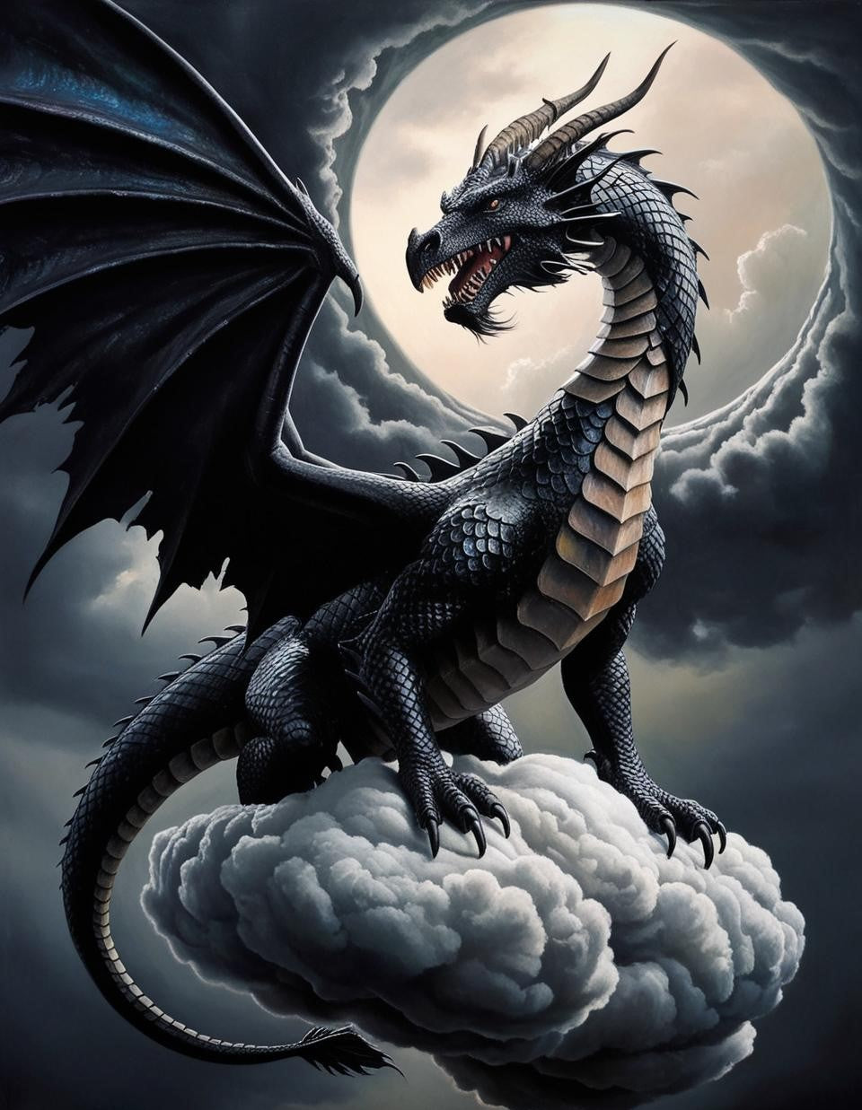 Paint by Number Guardian Dragon