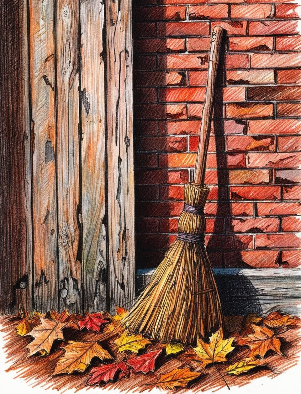 Paint by Number Magical Witch's Broom