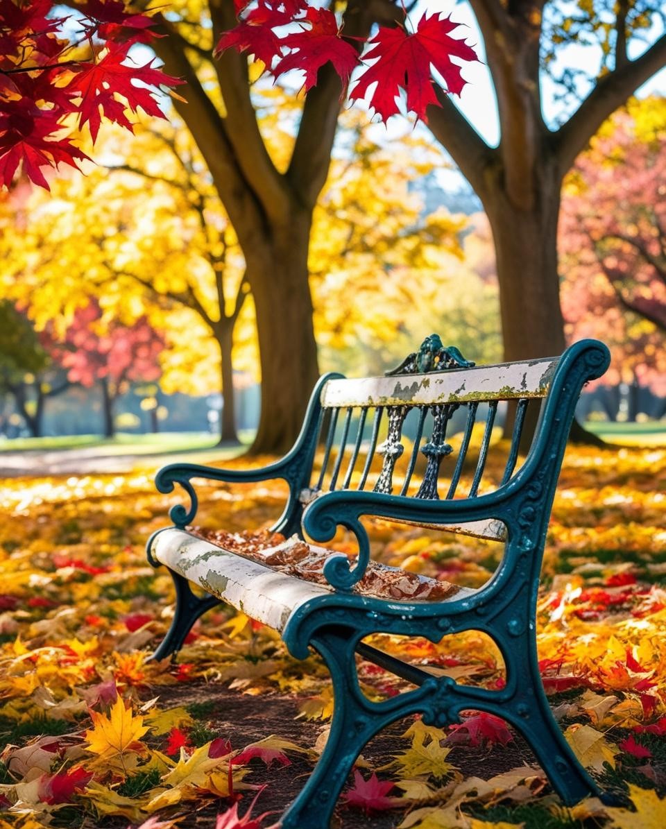 Paint By Number Bright Autumn Scene