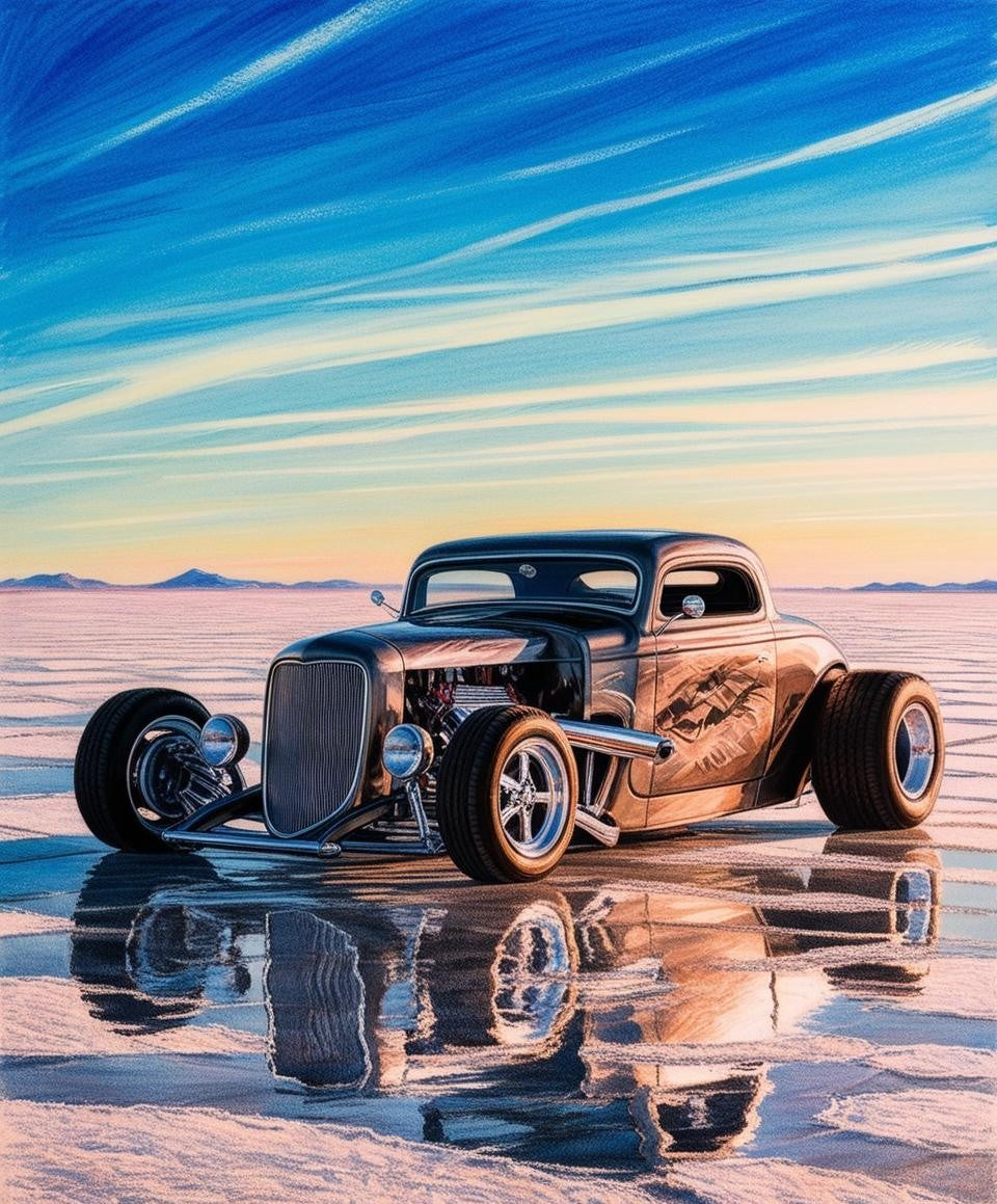 Paint By Number Hot Rod Hall of Fame