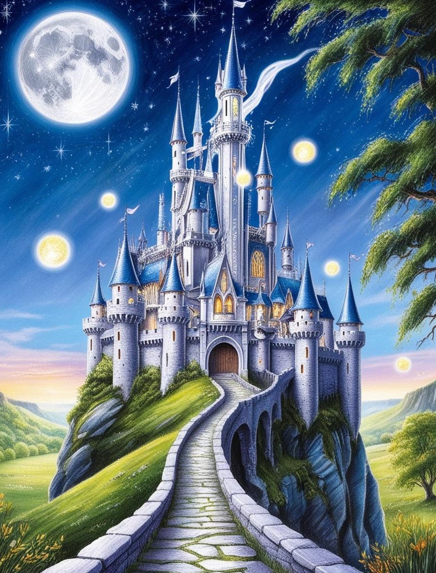 Paint by Number Twilightrose Castle