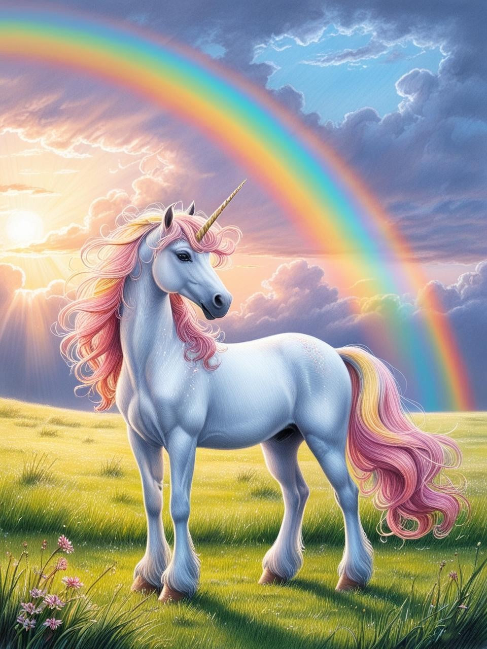 Paint by Number Heart of the Unicorn