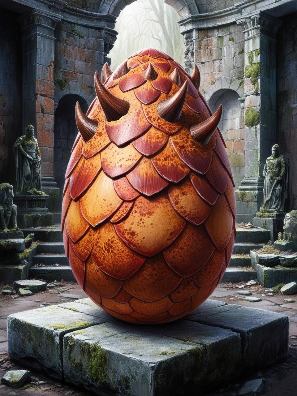 Paint by Number Mystic Rune Dragon Egg