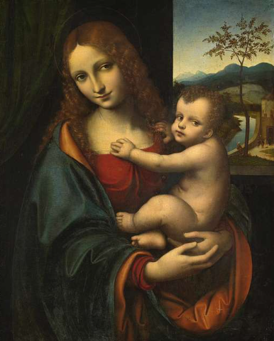 Paint By Number Madonna and Child - Giampietrino