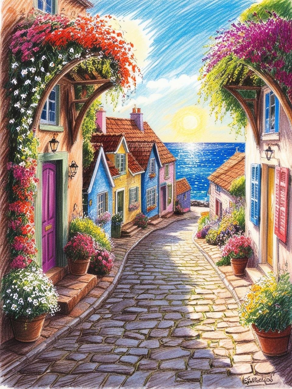 Paint by Number Harbor Haven