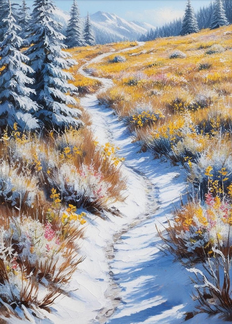 Paint by Number Heart of Winter’s Chill