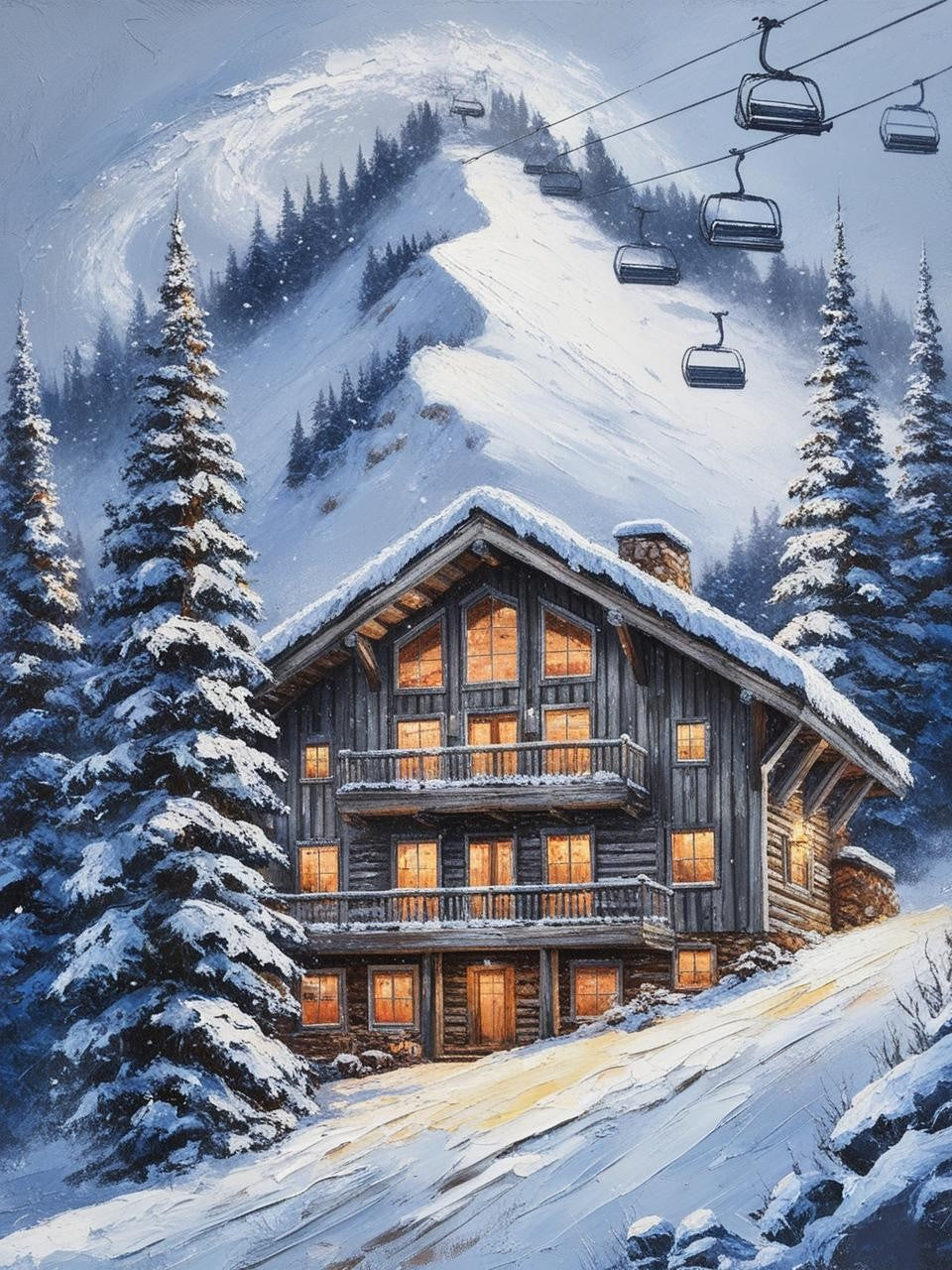 Paint by Number Mountain Magic