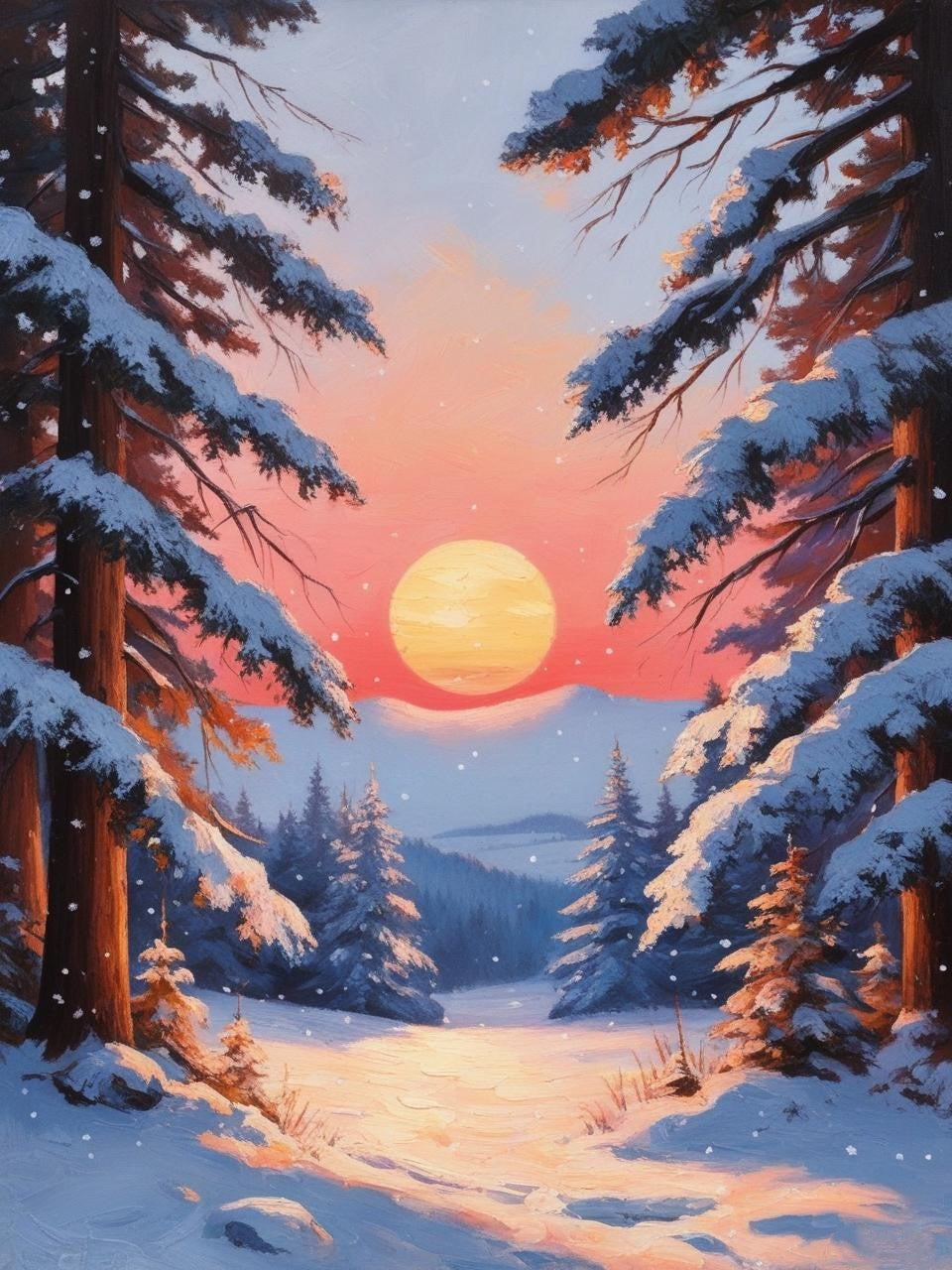 Paint by Number Magic of Winter’s Glow