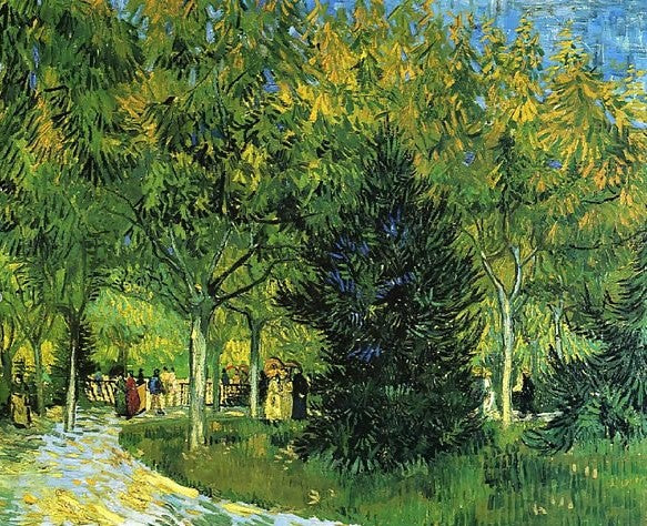 Avenue In The Park By Vincent Van Gogh Paint By Number