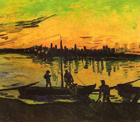 Coal Barges Ii By Vincent Van Gogh Paint By Number