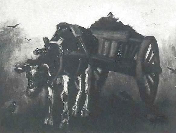Cart With Black Ox By Vincent Van Gogh Paint By Number