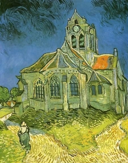 Church At Auvers By Vincent Van Gogh Paint By Number