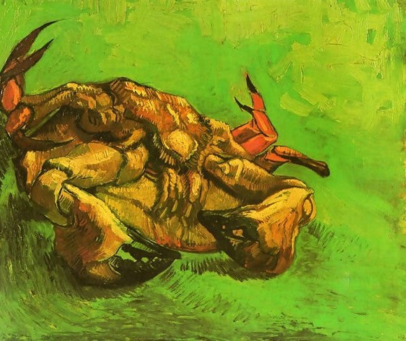 Crab On Its Back By Vincent Van Gogh Paint By Number