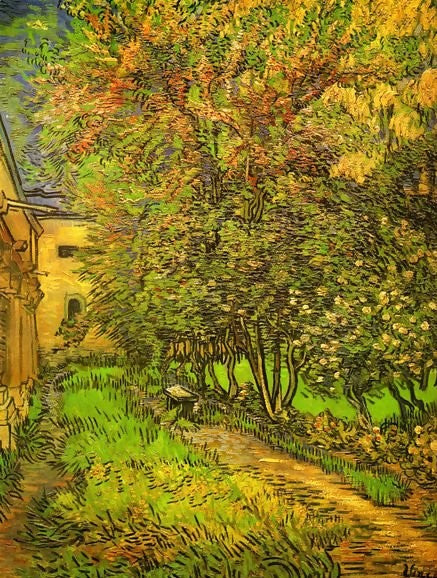 Garden Of Saint Paul Hospital The Ii By Vincent Van Gogh Paint By Number