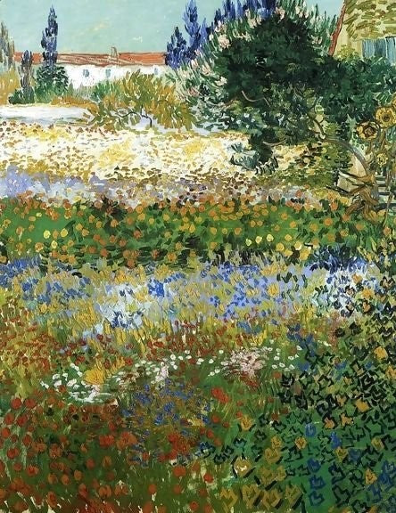 Garden With Flowers I By Vincent Van Gogh Paint By Number