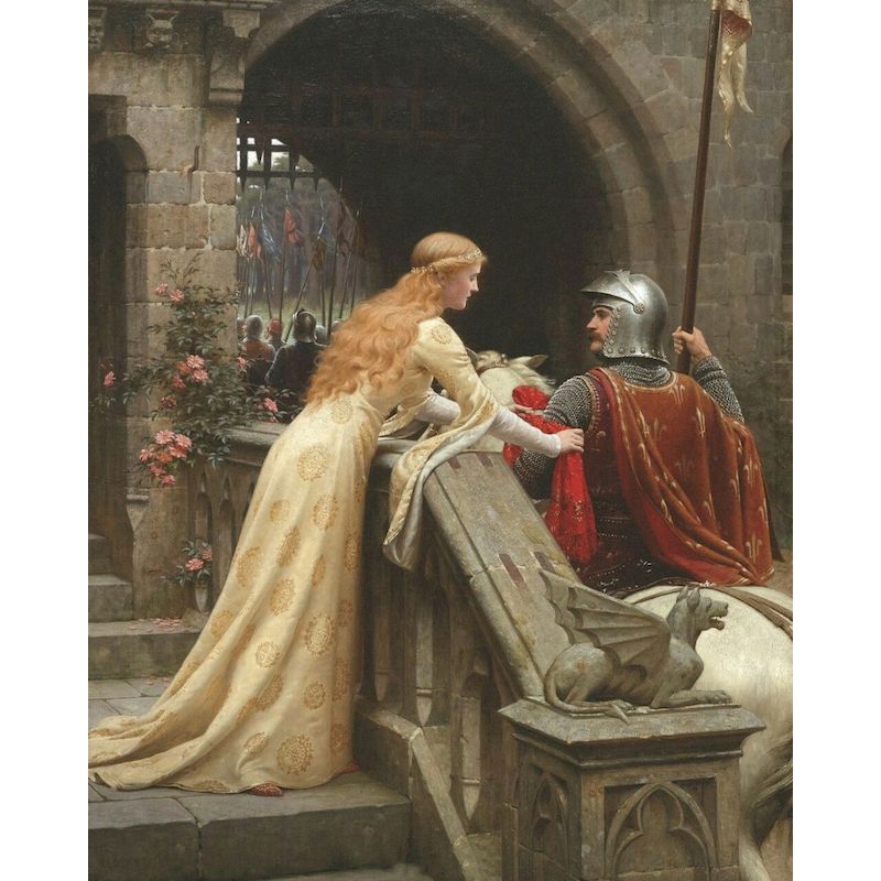 Paint By Number Knight With His Queen