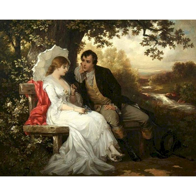 Paint By Number Gentleman Courting