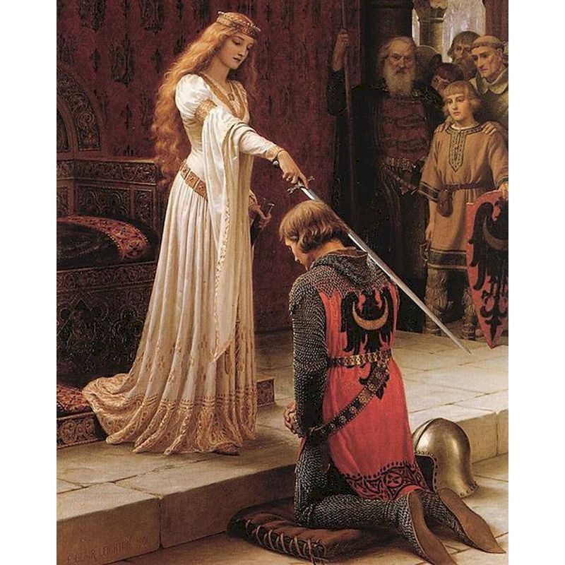 Paint By Number Accolade Edmund Blair Leighton