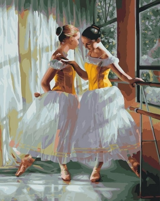 Paint By Numbers Ballet Girls