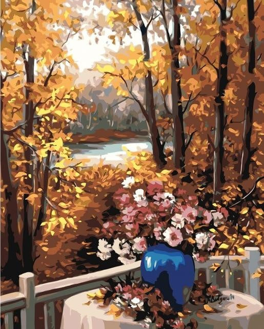 Paint By Number Autumn Deck