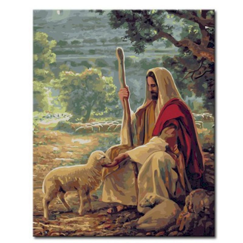 Shepherd Lord Jesus DIAMOND PAINTING DIY Kit , Jesus Christ