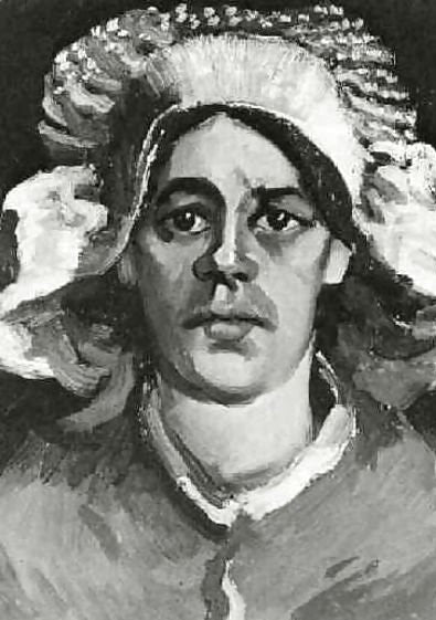 Gordina De Groot Head By Vincent Van Gogh Paint By Number