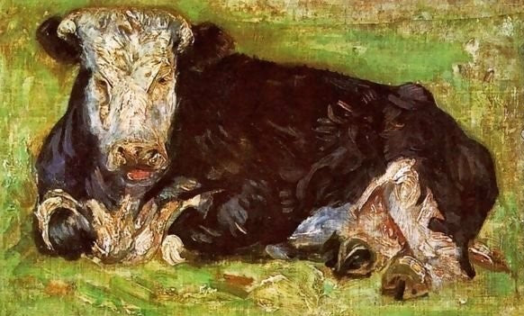 Lying Cow By Vincent Van Gogh Paint by Number