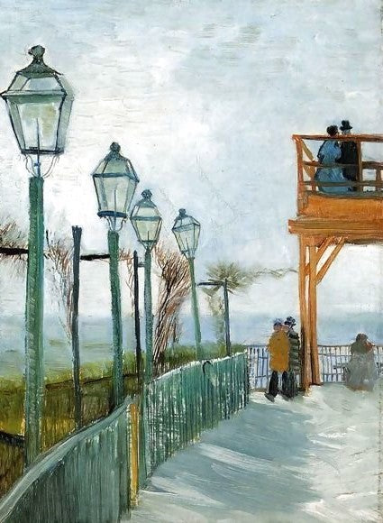 Montmartre By Vincent Van Gogh Paint by Number