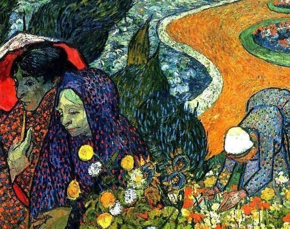 Memory Of The Garden At Etten By Vincent Van Gogh Paint by Number