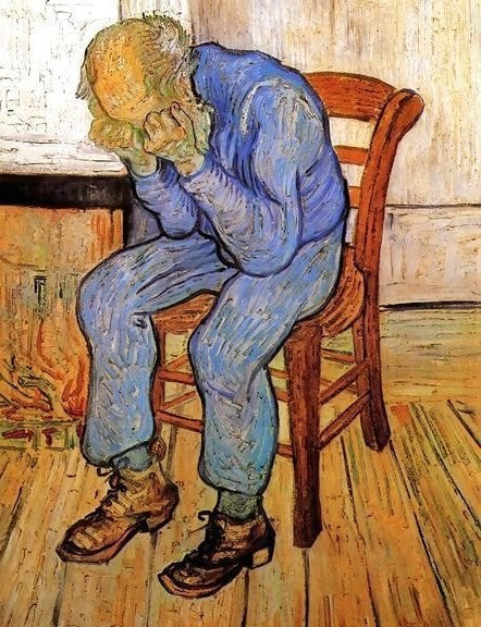 Old Man In Sorrow (On The Threshold Of Eternity) By Vincent Van Gogh