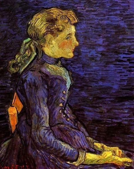 Portrait Of Adeline Ravoux Ii By Vincent Van Gogh Paint by Number
