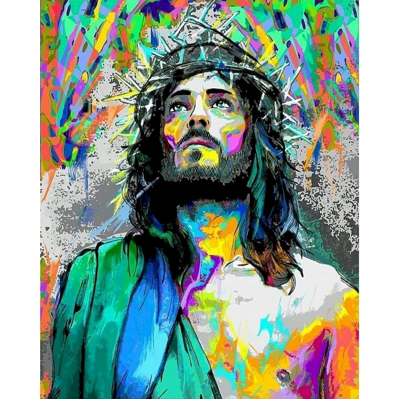 Jesus by the Sea - Paint by Number Kit DIY Oil Painting Kit on