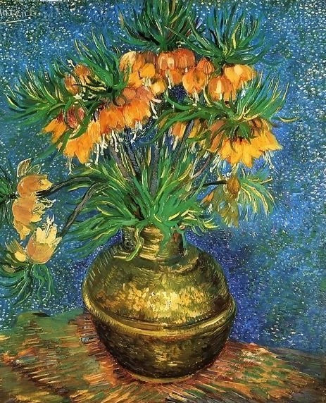 Still Life With Frutillarias By Vincent Van Gogh Paint by Number
