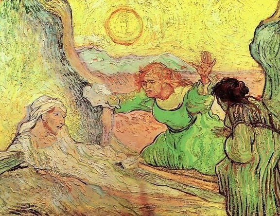The Raising Of Lazarus (After Rembrandt) By Vincent Van Gogh