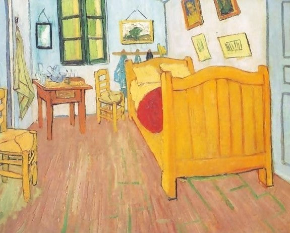 The Bedroom By Vincent Van Gogh Paint by Number