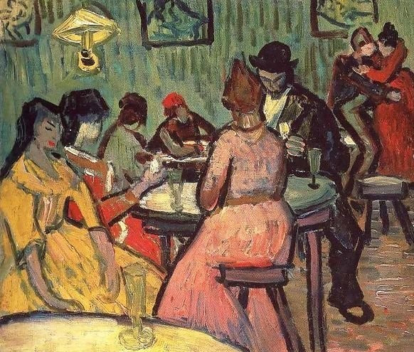 The Brothel By Vincent Van Gogh Paint by Number
