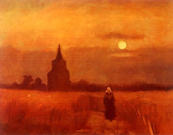 The Old Tower In The Fields By Vincent Van Gogh Paint by Number