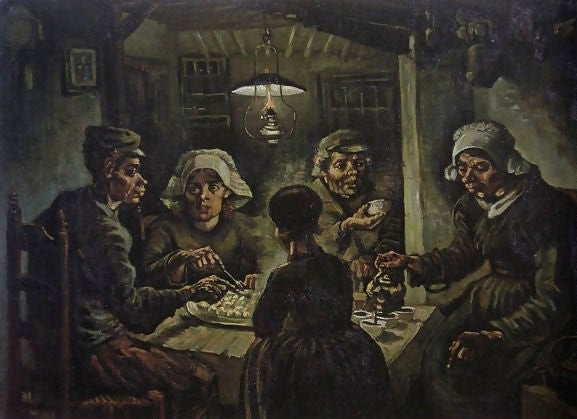 The Potato Eaters By Vincent Van Gogh Paint by Number
