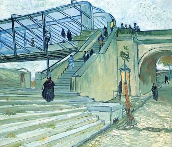 The Trinquetaille Bridge By Vincent Van Gogh Paint by Number