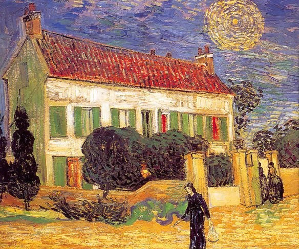 The White House At Night By Vincent Van Gogh Paint by Number
