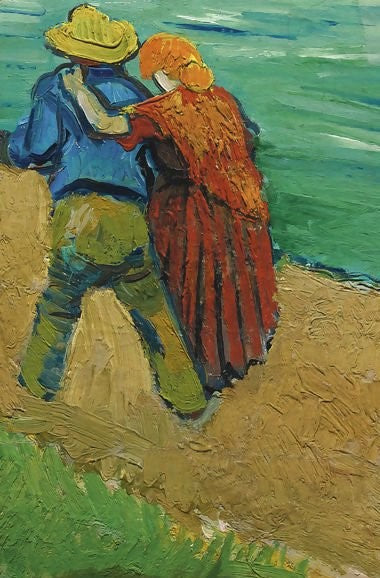 Two Lovers By Vincent Van Gogh Paint by Number
