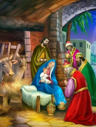 Paint by Number Nativity Serenity