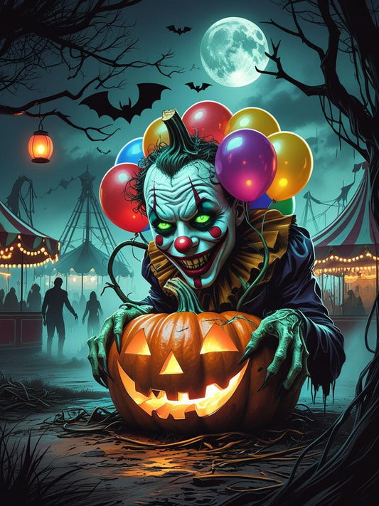 Curse of the Hollow Pumpkin Paint by Number
