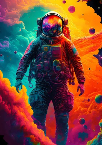 Paint by Number Lunar Landing Astronaut