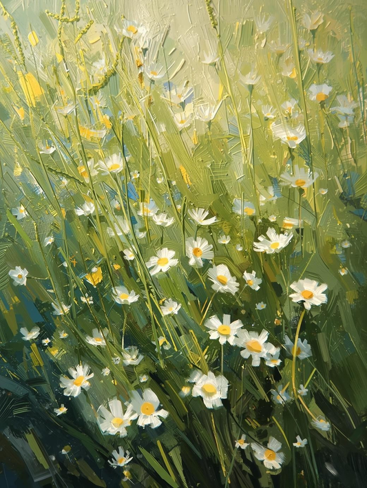 Paint by Number Wild Daisy Meadow  – Adult Paint by Number Kit