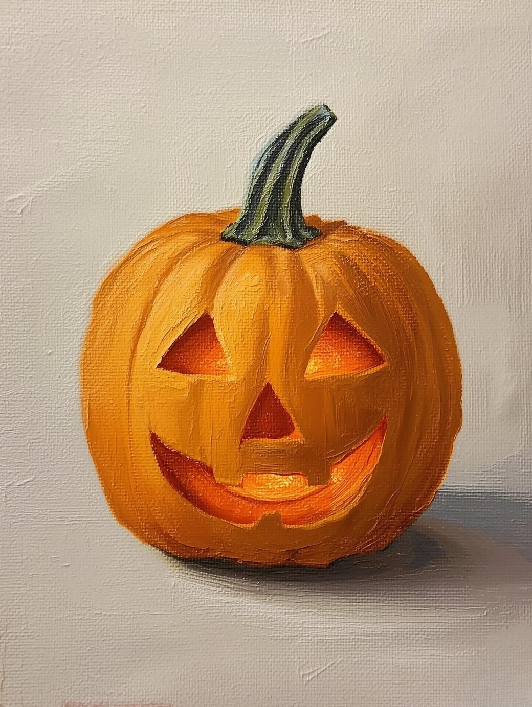 Paint by Number Glowing Baby Jack O’ Lantern – Cozy Halloween Paint by Number Kit for Adults  Why: