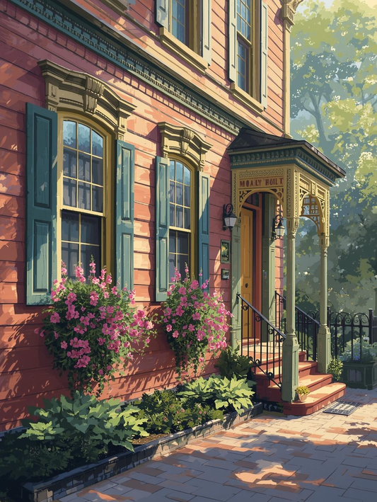 Paint by Number Historic Home