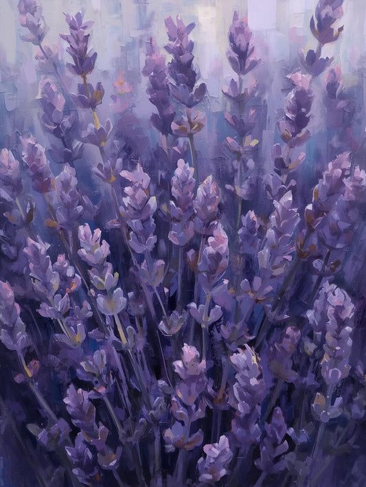 Paint by Number Lavender Field Dream – Floral Paint by Number Kit