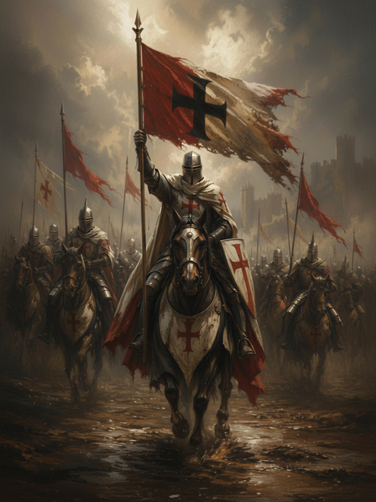Paint by Number Crusader Army March – Paint by Number for Adults